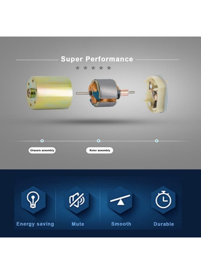 يُسلِّم محرك تروس كهربائي عالي العزم يعمل بتيار مستمر 12 فولت، مزود بنظام تخفيض سرعة دقيق، وعمود إخراج لا مركزي، وعلبة تروس بقطر 37 مم (الحجم: 100 دورة في الدقيقة). - Image 3